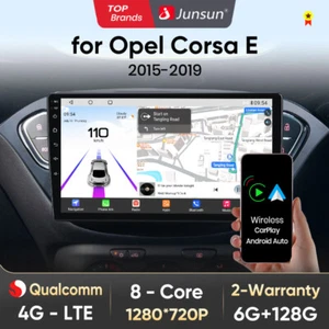 6GB+128GB CARPLAY AUTO Opel Adam ab 2013 Corsa E Navi Autoradio GPS WIFI 4G DAB+ - Bild 1 von 13