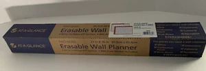 AT-A-GLANCE Horizontal Erasable Wall Planner, 36 x 24, White/Red, 2020 - Picture 1 of 5