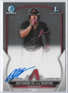 2023 Bowman Chrome 1sProspect Autographs #CPA-DD Deyvison De Los Santos - Picture 1 of 2