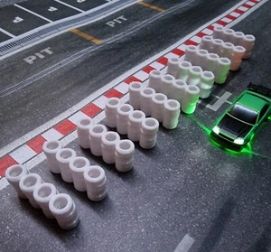 Pila de neumáticos blanco límite de pista 1:76 juego 10 para Turbo Racing - Imagen 1 de 2