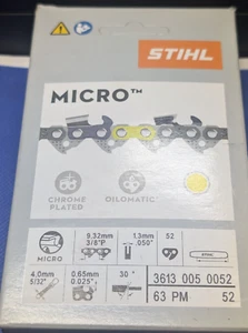 Micro Sägekette 3/8P" 1,3 mm 36130050052 gelb - Bild 1 von 1