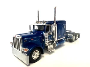 DCP  FIRST GEAR 1/64 SCALE 389 PETERBILT FLAT TOP, BLUE, WESTERN DISTRIBUTING - Picture 1 of 6