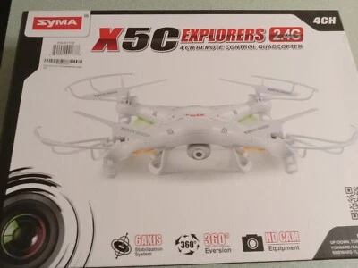 ✔️Syma X5c Explorers 2.4g  Quadcopter Drone With Camera . (Check Descrip). Lot#Q - Image 1 of 4
