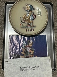 3. Jahres 1984 Sammelteller 7 5/8" von M.J. Hummel - Goebel W. Germany - Bild 1 von 3