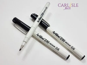 Artline 210 Fineliner Medium 0.6 - Black - Picture 1 of 3
