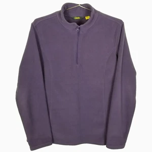 Cabela's Women's 1/4 Zip Fleece Pullover Jacket Size XL Purple Outdoor - Picture 1 of 4