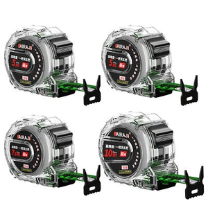Clear Carpenter Measuring Tape Fluorescent Dual Sided Measuring Tape Anti Drop - Picture 1 of 16