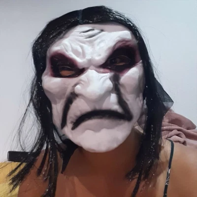 Zombie Mask Halloween Props Ghost Ghost Scary Horror Mask - Image 1 of 2