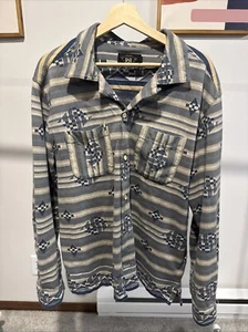 RRL Jacquard-Knit Camp Shirt - XL - Picture 1 of 5