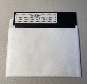 Vintage Apple II FACELIFT Printer Command für Epson 5,25" Diskette - Bild 1 von 3