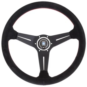Nardi Deep Corn Suede Steering Wheel For: Nissan Skyline R34 GTR BNR34 99-02 - Picture 1 of 4