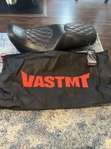 Two-UP Motorcycle Seats Rider Passenger Seat Fit for Harley & Street Glide Read - Picture 1 of 18