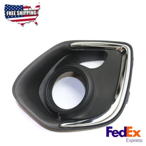 Fog Light Trim Chrome Front Driver Side Fits 13-15 Mitsubishi RVR Outlander - Picture 1 of 5