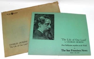 "The Life of Our Lord" Charles Dickens 1st Publication San Francisco News 1934 - Picture 1 of 21