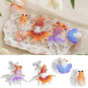 Kois Fish Shape Epoxy Resin Mold for Jewelry Keychain Pendant Craft Making Mould - Picture 1 of 13