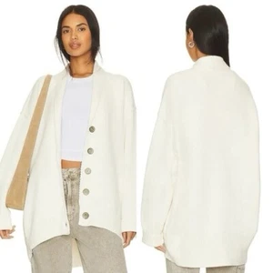 NWT Free People Chamomile Cardigan Ivory Large - Picture 1 of 6