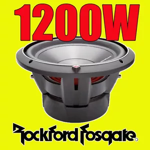 Rockford Fosgate 12"" 12"" 12"" 1200W AUTO AUDIO Punzone Subwoofer P3D212 - Foto 1 di 1
