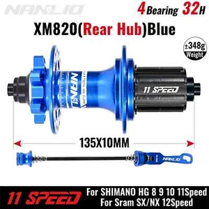 MTB Front or Rear Bicycle Hub 6 Pawls NBK Sealed Bearing Hub 28/32/36H HG XD MS - Picture 1 of 48