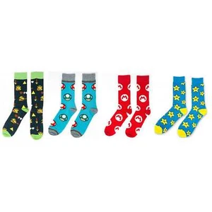 Calcetines de moda para hombre Nintendo Super Mario and The Legend of Zelda - Imagen 1 de 6