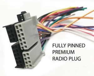 For GMC 1988-2005 OEM PREMIUM Radio WIRE HARNESS PLUG Factory Stereo FULL PINS - Picture 1 of 2