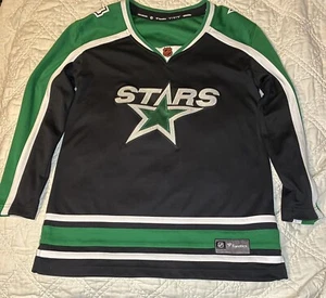Fanatics Dallas Stars Womens Hockey Jersey Black Green Sz Large - Picture 1 of 11