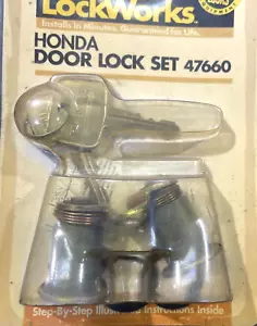 Juego de cerraduras de puerta Honda DL47660, 2 cilindros, 2 llaves e instrucciones cerraduras 47660 - Imagen 1 de 9