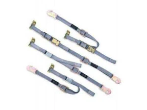 Amarres manuales para sillas de ruedas con gancho a presión y anillo en D, serie L-Track | FE514 - Imagen 1 de 3