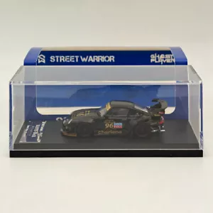 SW 1:64 Porsche RWB 993 Charlene Wide Body Modified Low Tail #96 Black Diecast - Picture 1 of 7
