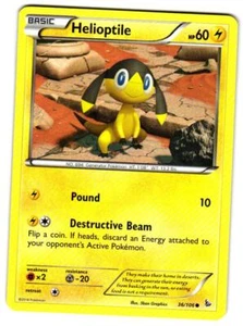 Pokemon XY: Flashfire Helioptil #36/106 häufig leicht gespielt - Bild 1 von 2
