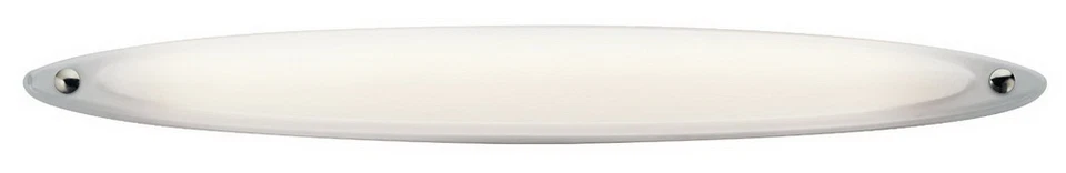 Pared de baño fluorescente de 45" acrílico blanco mate níquel pulido Kichler $255 Foto 1 de 1