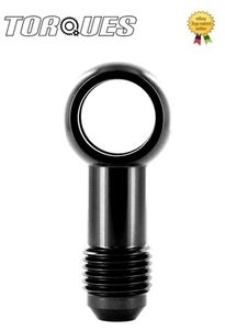 AN -6 (AN6 AN 06) 14.5mm Eye Banjo Adapter Long Version In Black - Picture 1 of 1