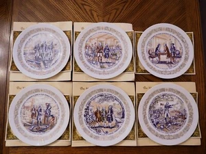 Set of 6 D'ARCEAU-LIMOGES France LAFAYETTE LEGACY COLLECTION Porcelain Plates - Picture 1 of 7