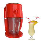 Ice Crusher, Drink Maker, and Slushy Mixer (Red)