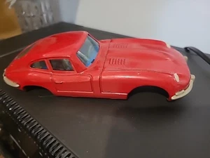 Vintage rotes Jaguar XK-E Spielzeugauto Auto Bandai Japan Karosserie Ganzmetall  - Bild 1 von 8
