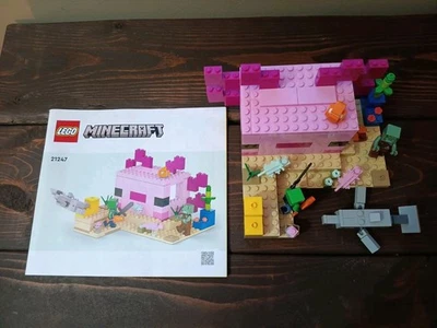 Lego Minecraft The Axolotl House Set #21247 Includes Manual - No Box All Pieces  - Image 1 of 4