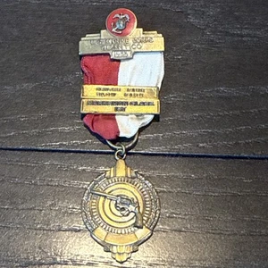 1958 U.S. Marine Corps Quantico Shooting Medal - Bild 1 von 7