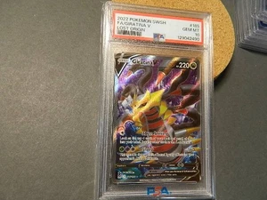 Pokemon Giratina V 185/196 Lost Origin Ultra Raro Clasificado PSA 10 Gemas Como Nuevo - Imagen 1 de 4
