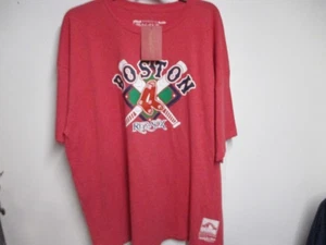 CAMISETA DEL EQUIPO BOSTON RED SOX (MARCA MITCHELL & NESS) PARA HOMBRE (XXL) NUEVA CON ETIQUETAS ROJA LOGOTIPO GENIAL - Imagen 1 de 5