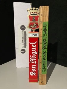 🔥 NIB Rare San Miguel Tall Premium Import Beer Tap Handle For Bar Kegerator - Picture 1 of 8