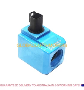 JCB BACKHOE- VICKERS 12V 30W SOLENOID COIL ROUND PIN (PART# 25/221054 477/00824) - Picture 1 of 8