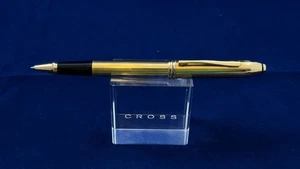 BOLÍGRAFO CRUZADO ORO 18K LAMINADO CITIESEND #775 - Imagen 1 de 10