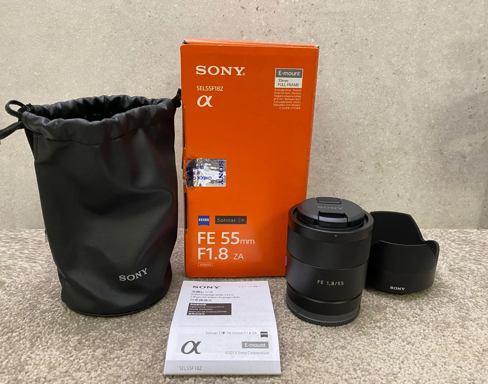 Sony Zeiss Sonnar T* FE 55mm f/1.8 ZA E Mount Full-Frame Lens - image 1 of 4