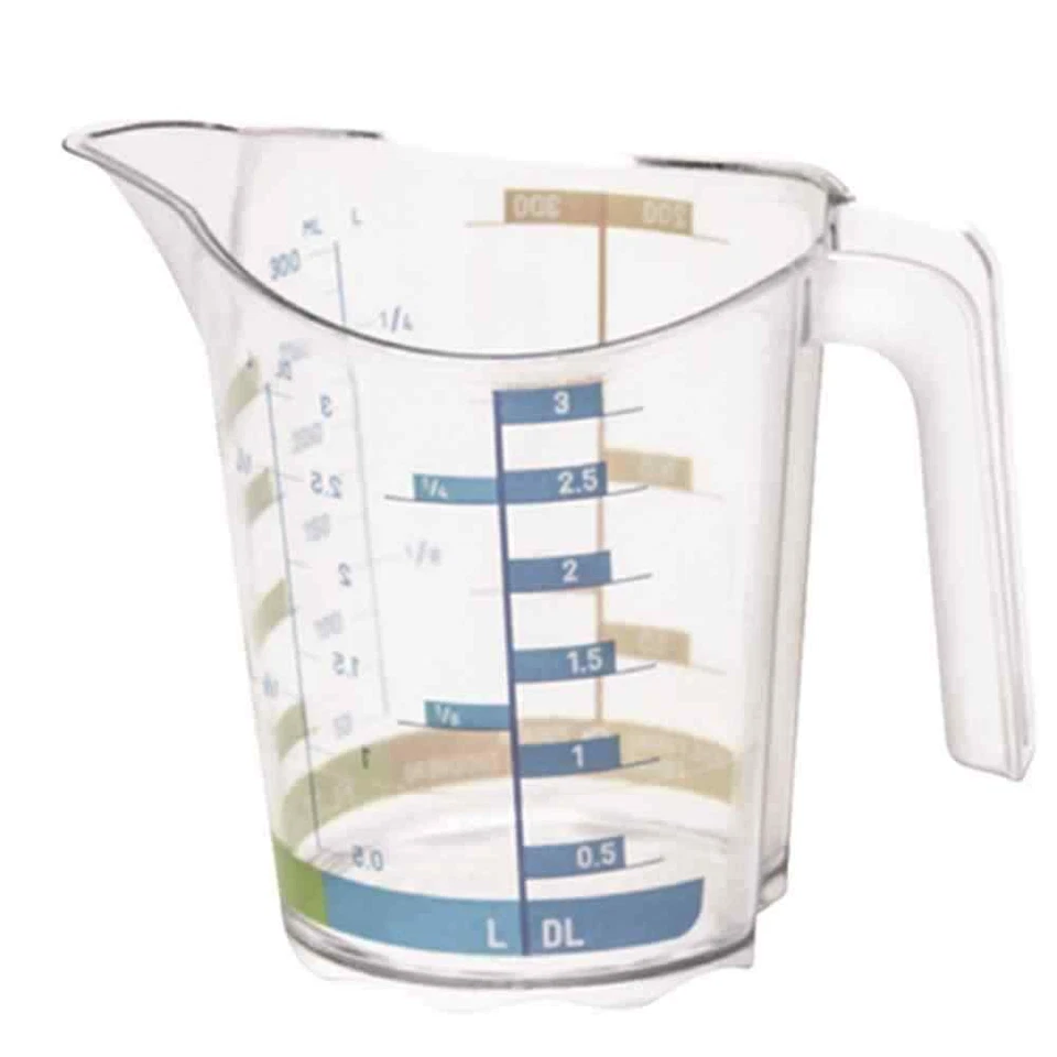 Rotho Caraffa Graduata " Domino " 0,3l Trasparente Plastica Cucina 300ml, - Immagine 1 di 1