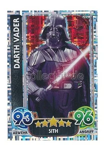 Force Attax Movie 4 - 202 - Darth Vader - Sith - Tarjetas brillantes - Imagen 1 de 1