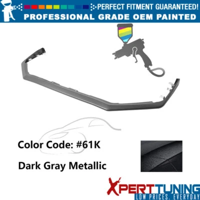 Fits 15-17 Subaru WRX & STI V-Limited Front Lip ABS #61K Dark Gray Metallic Foto 1 de 4