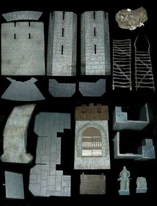 Lord of the Rings Helm's Deep Castle pieces LOTR - Picture 1 of 19