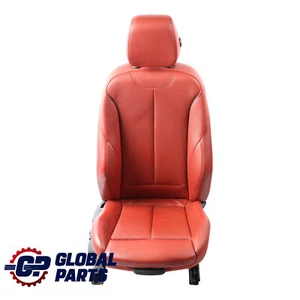 Front Seat BMW F36 M Sport Heated Memory Right O/S Leather Dakota Korall Rot Red - Picture 1 of 13