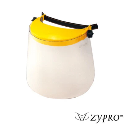 BBS SAFETY Flip‑Up Clear Face Shield – Splash & Debris Protection for Work & Garden