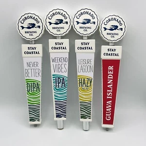 Beer Tap Handle Lot of 4 Coronado Brewing Co San Diego CA USA Weekend IPA Ale - Picture 1 of 22