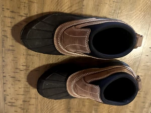 LL Bean Women's Size 8.5 M Storm Chaser Slip On Waterproof Boots Style 05455 - Picture 1 of 8